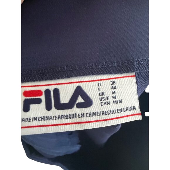 FILA Navy Blue Pleated Tennis Active Skirt Size M NEW NWOT - Picture 2 of 6
